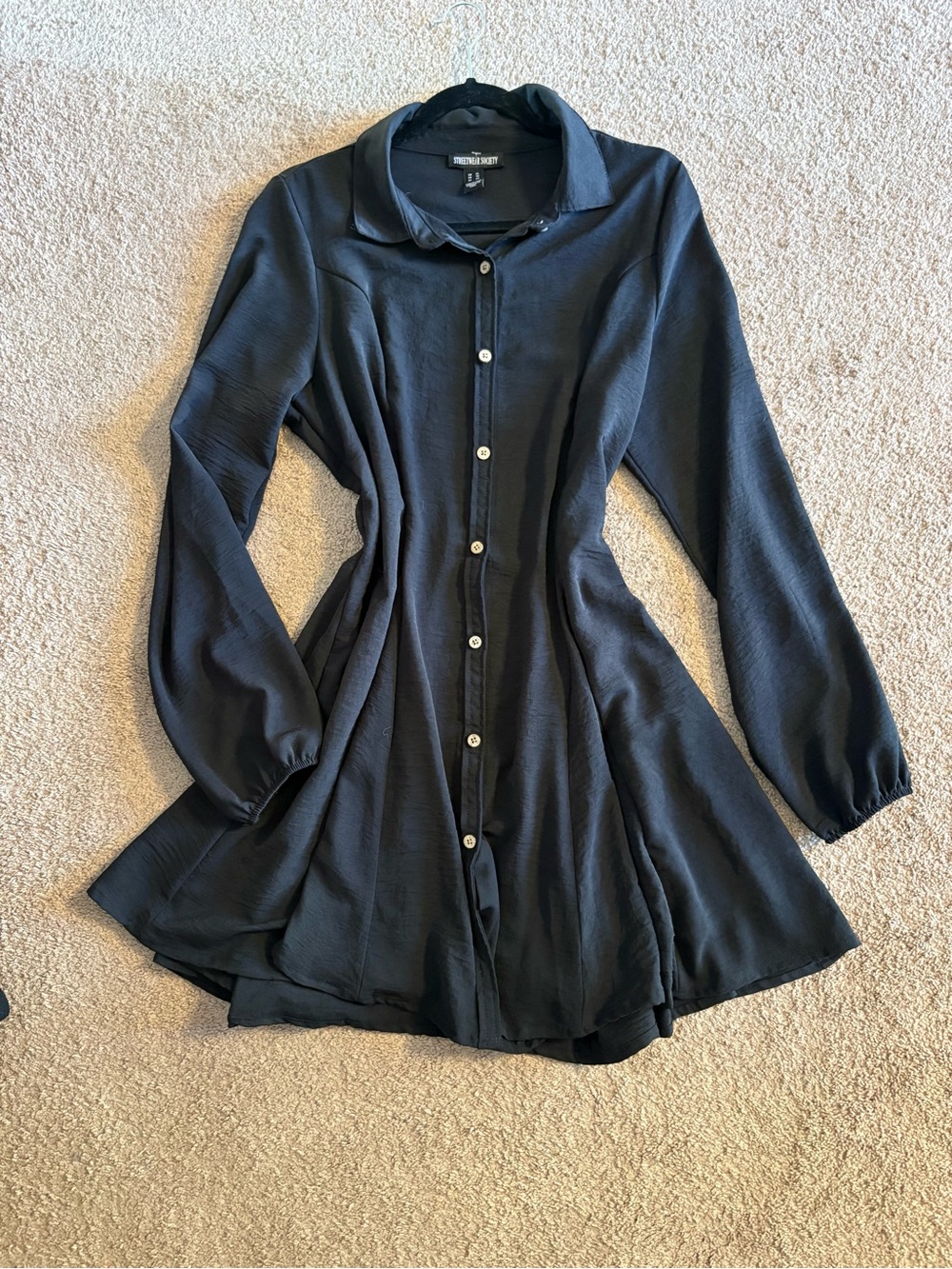 Style Society Button-Front Shirt Dress